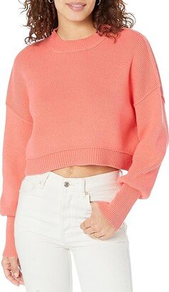 Easy Street Crop Pullover (Guava Juice) Women's Clothing