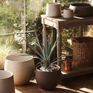 Fiber Cement Drop Planter, 9