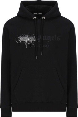 Embellished Drawstring Hoodie