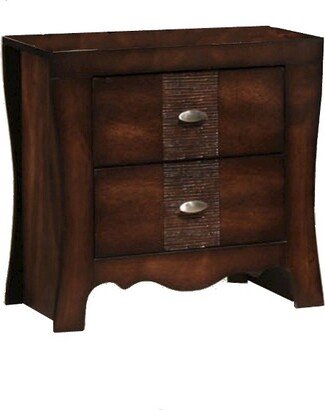 Aria 2-Drawer Nightstand Espresso