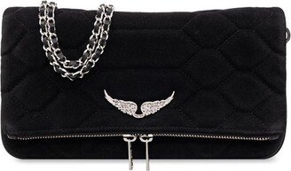 Rock Quilted Clutch Bag