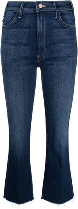 High-Waisted Cropped Jeans-AE