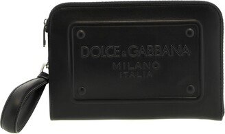 Logo Clutch Bag-AB