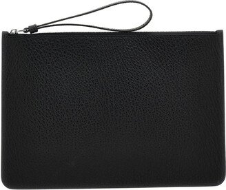 'Stitching' logo clutch bag-AC