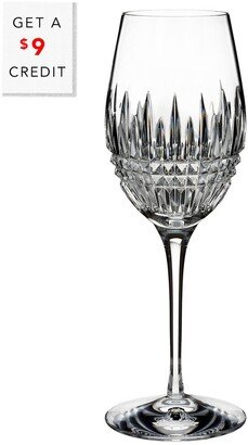 Lismore Essence Diamond Wine Glass With $9 Credit