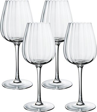 Rose Garden White Wine Glass, Set of 4-AA