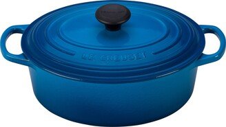 Signature 2.75 Quart Oval Enameled Cast Iron Dutch Oven