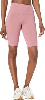 GO WALK High Waisted 10 Bike Shorts (Mesa Rose) Women's Shorts