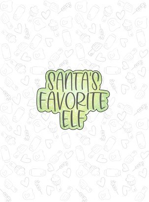 Santas Favorite Elf Plaque