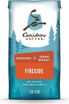 Caribou Coffee Fireside Dark Roast Ground Coffee - 12oz