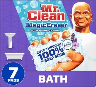 Lavender Magic Eraser Bath Cleaning Pads with Durafoam - 7ct