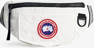 Mens North Star White Brand-patch Adjustable Shell Belt bag