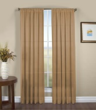 Shannon Rod Pocket Curtain Panel 52W x 72L