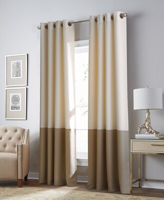 Curtainworks Kendall Blackout 50x63 Window Panel - Ivory/beige
