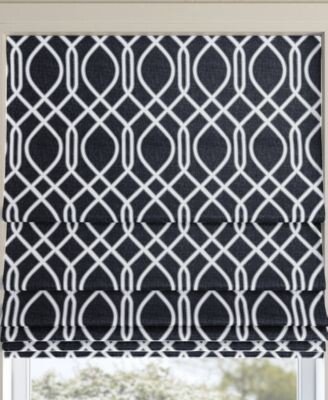 Detour Modern Trellis 100 Blackout Cordless Roman Shade Collection