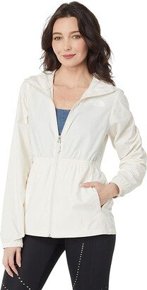 Novelty Cyclone Wind Hoodie (Gardenia White) Women's Clothing