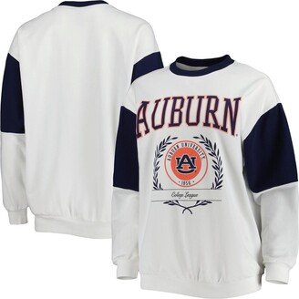 Women's Gameday Couture Navy Auburn Tigers It's A Vibe Dolman Pullover Sweatshirt