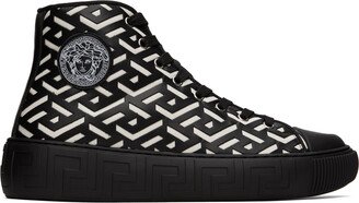 Black & White La Greca Sneakers