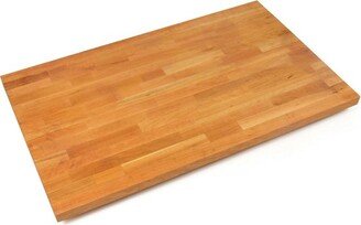 CHYKCT-BL3025-O Finger Jointed Cherry Wood Rails Kitchen Island Butcher Block Cutting Board Counter Top with Oil Finish, 30