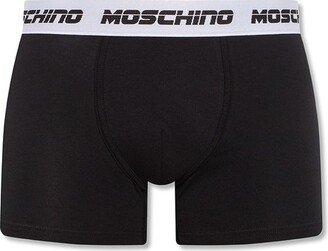 Logo-Waistband Stretched Boxer Briefs