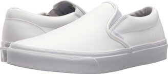 Classic Slip-On ((Classic Tumble) True White) Skate Shoes