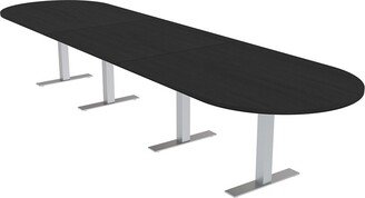 Skutchi Designs, Inc. 16 Ft Modular Racetrack Conference Table Metal T Bases Power And Data