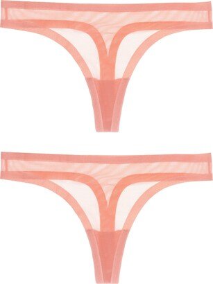 EBY 2-Pack Sheer Thongs