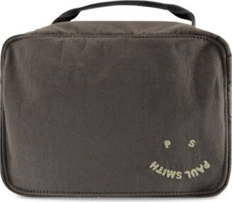 Wash Bag With Logo - Grey