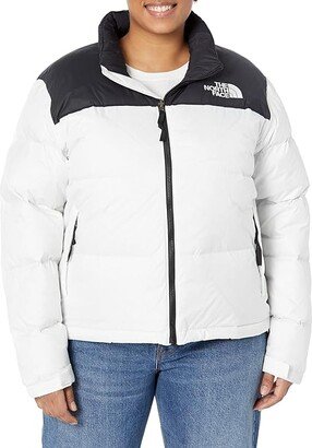 Plus Size 1996 Retro Nuptse Jacket (TNF White) Women's Clothing