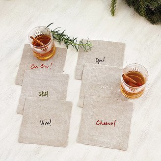 Celebratory Cocktail Napkins - Assorted Set of 6