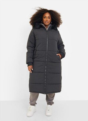 Rebdolls Women's Aspen Hooded Puffer Coat - Black