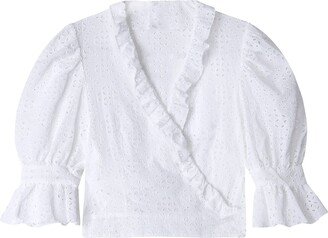 Planet Loving Company The Wrap Blouse - White