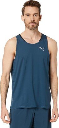 Run Cloudspun Singlet (Dark Night) Men's Clothing