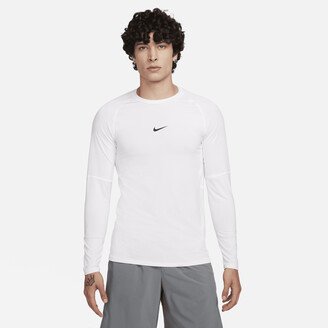 Men's Pro Dri-FIT Slim Long-Sleeve Fitness Top in White