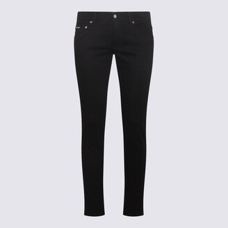 Black Cotton Blend Essentials Jeans