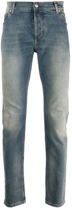 Mid-Rise Tapered Jeans-AK
