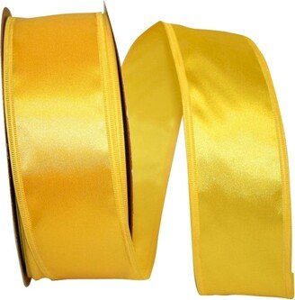 Yellow Dyna Satin Ez Wired Ribbon