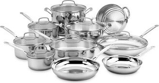 Chef's Classic 17pc Stainless Steel Cookware Set - 77-17N