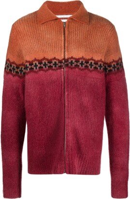 RANRA Draumur intarsia-knit cardigan