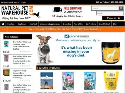 Natural Pet Warehouse Promo Codes & Coupons