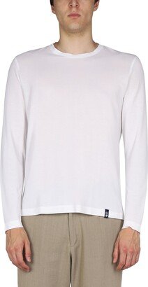 Crewneck Cotton Long Sleeve Shirt