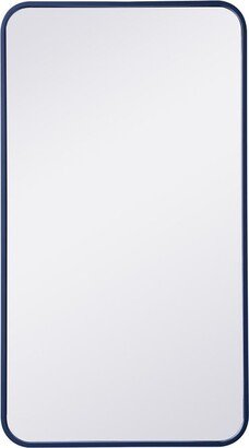 Indigo Home Ezra Soft Corner Metal Rectangular Mirror-AC