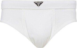 Triangle-Logo Cotton Briefs