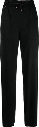 Wool-Blend Straight-Leg Trousers-AC