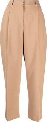 STUDIO TOMBOY Pleat-Detailing Cropped Trousers