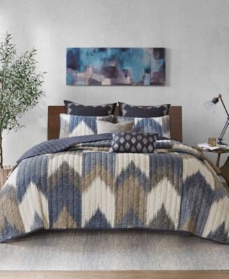 Inkivy Alpine Chevron Stripe Quilt Sets