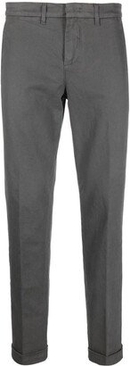 Mid-Rise Straight-Leg Trousers-BN