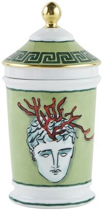 Neptune's Voyage Pharmacy Jar, Green