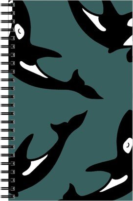 Notebooks: Orca Notebook, 5X8, Green