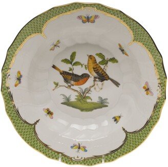 Rothschild Bird Green Motif 09 Rim Soup Bowl